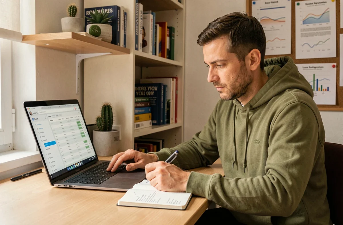 Consultant SEO freelance à Compiègne analysant des données de référencement naturel pour iZyLiFy Conception Web