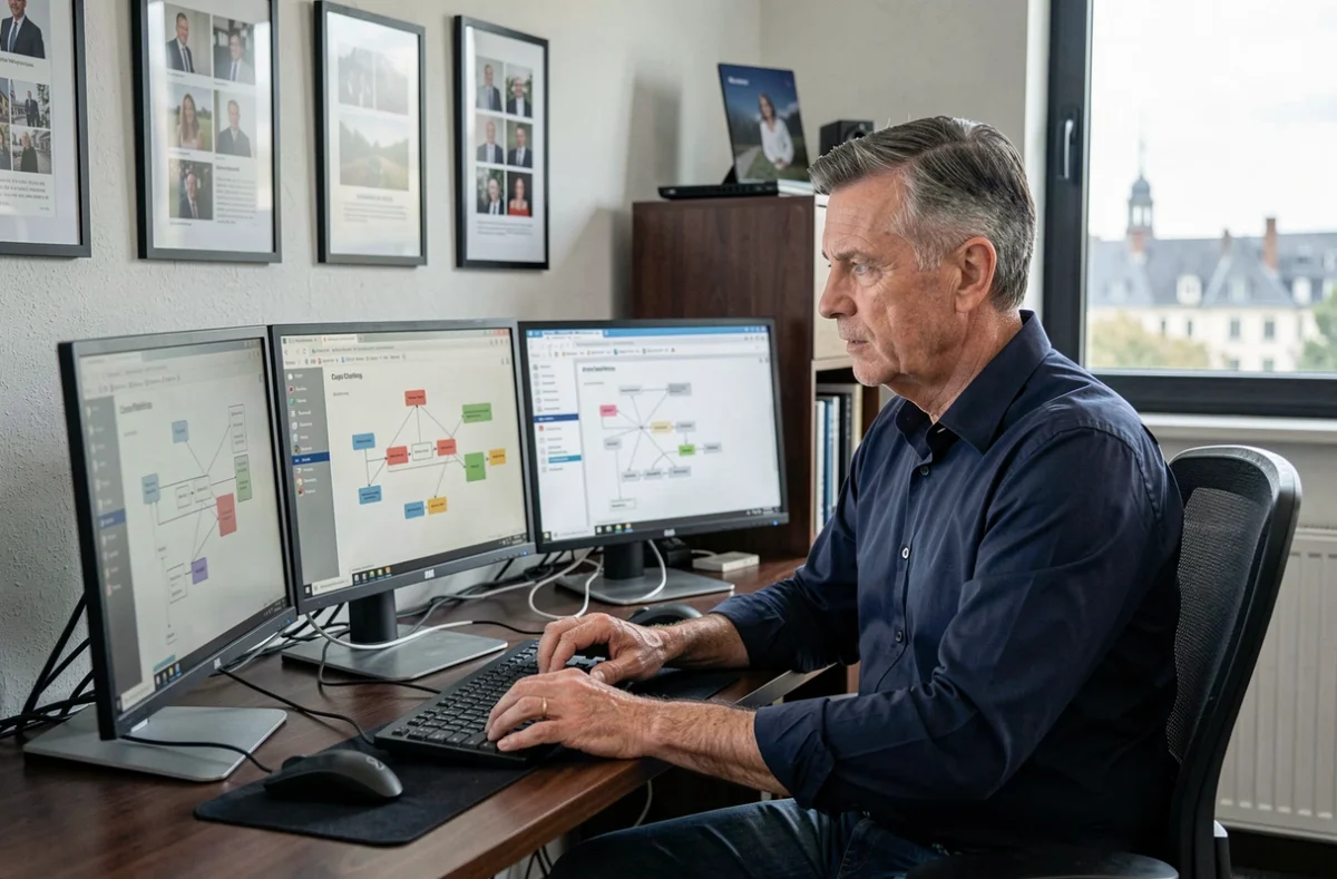 Développeur web expérimenté à Compiègne travaillant sur l'architecture d'un site pour l'agence historique MentalWorks